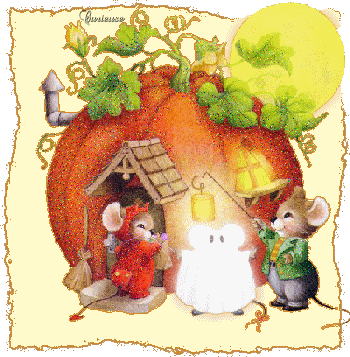 A venir : souris qui vivent dans citrouille