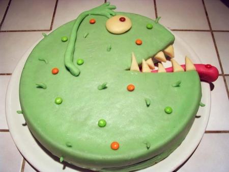 G�teau : Le monstre vert 