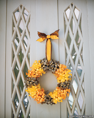 Ide dco : une couronne de bonbons