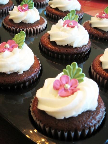 Dessert : Cupcakes au chocolat noir